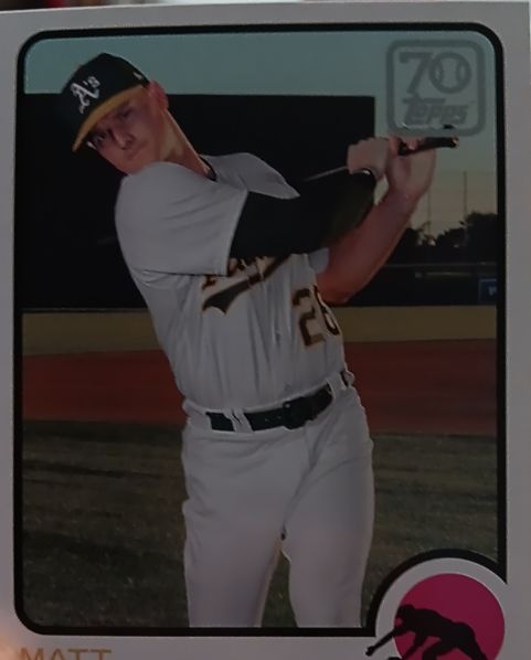 2021 Topps Update #70YT-23 Matt Chapman — front