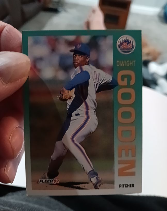 1992 Fleer #505 Dwight Gooden — front