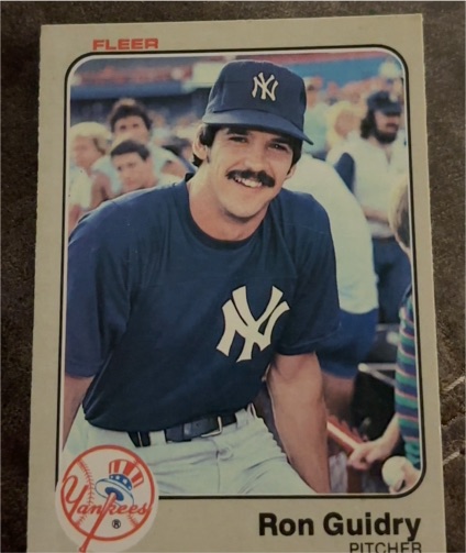 1983 Fleer #383 Ron Guidry — front