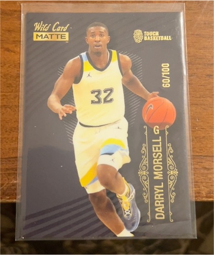 2022 Wild Card Matte #MB-16 Darryl Morsell — front