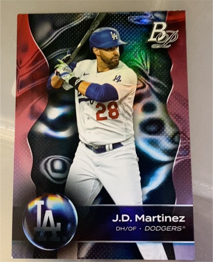 2023 Bowman Platinum #38 J.D. Martinez — front