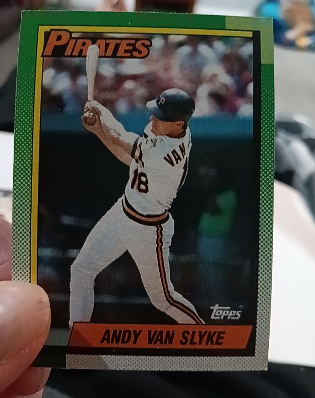 1990 Topps #775 Andy Van Slyke — front