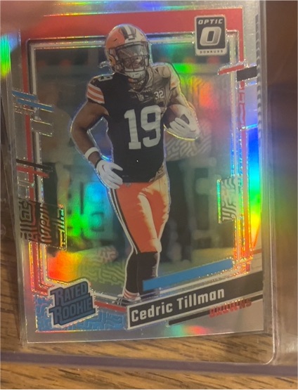 2023 Donruss Optic #224 Cedric Tillman — front