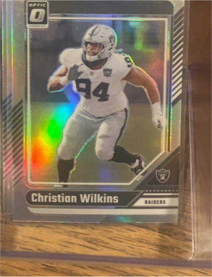 2024 Panini Donruss Optic #104 Christian Wilkins — front