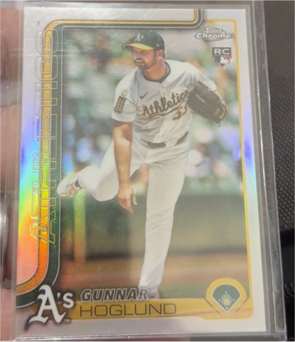 2025 Topps Chrome Update #USC127 Gunnar Hoglund — front