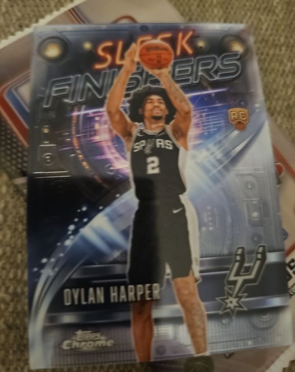 2025-26 Topps Chrome #SF-22 Dylan Harper Sleek Finishers — front