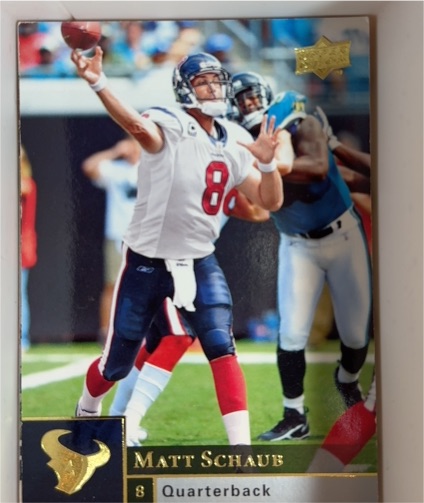 2009 Upper Deck #82 Matt Schaub — front