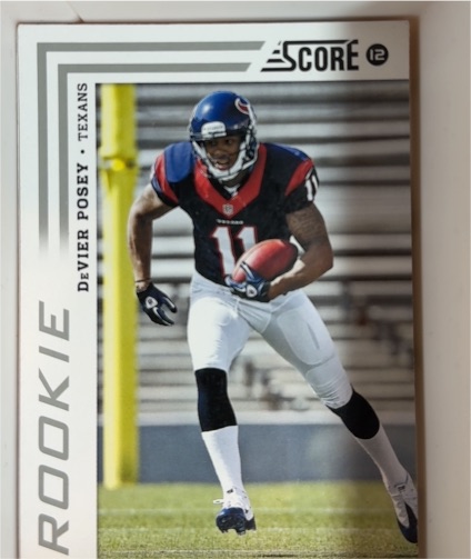 2012 Score #323 DeVier Posey — front