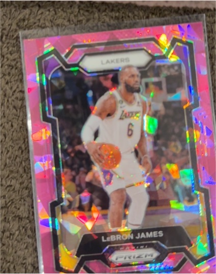 2023-24 Panini Prizm #63 LeBron James — front