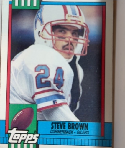 1990 Topps #219 Steve Brown — front