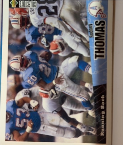 1996 Collector's Choice #179 Rodney Thomas — front