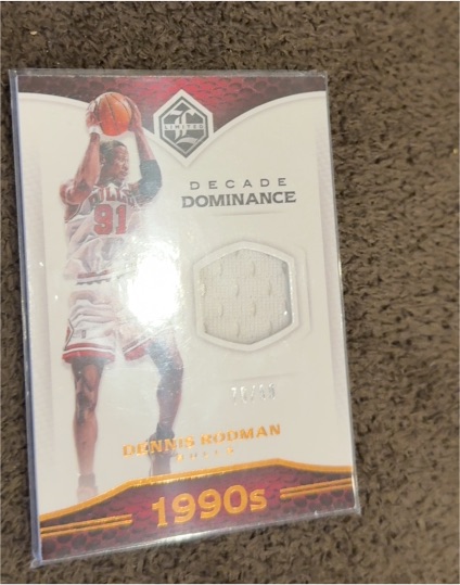 2015 Panini Limited Decade Dominance 1990s #DD-1990s Dennis Rodman — front