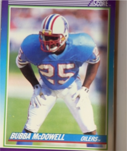 1990 Score #151 Bubba McDowell — front