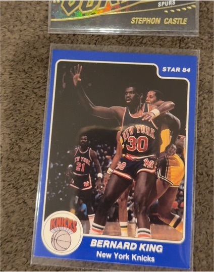 1983 Star #61 Bernard King — front