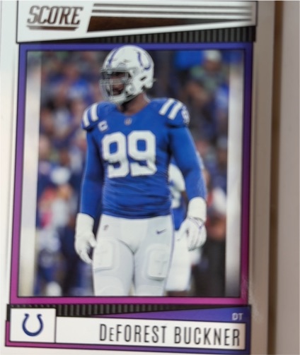 2022 Panini Score #13 DeForest Buckner — front