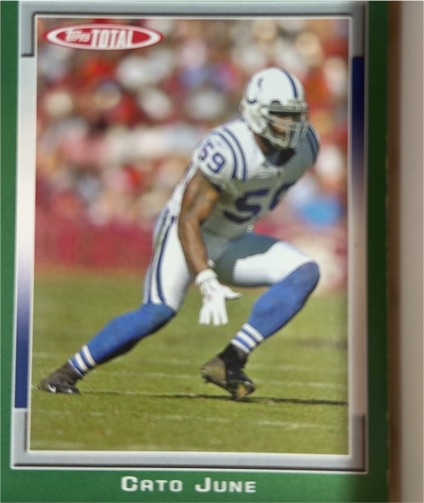2006 Topps Total #352 Cato June — front