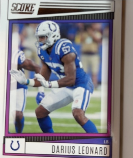 2022 Score #14 Darius Leonard — front
