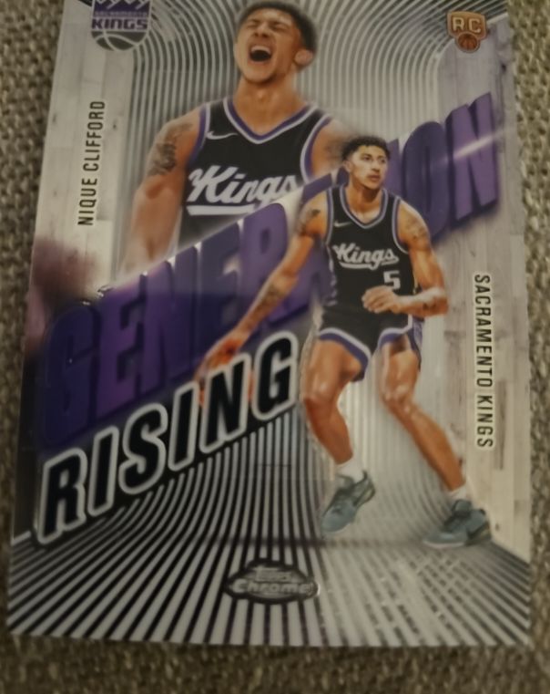 2025-26 Topps Chrome #GR-16 Nique Clifford Generation Rising — front