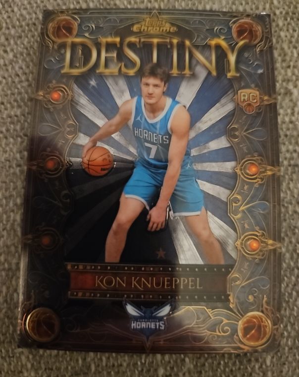 2025-26 Topps Chrome Destiny #D-4 Kon Knueppel — front