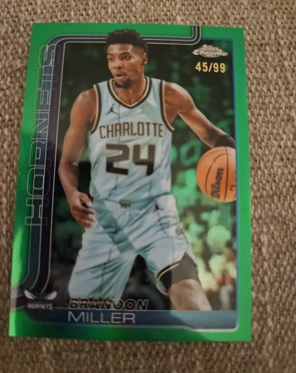 2025-26 Topps Chrome #89 Brandon Miller — front