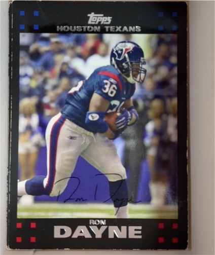 2007 Topps #71 Ron Dayne Houston Texans — front