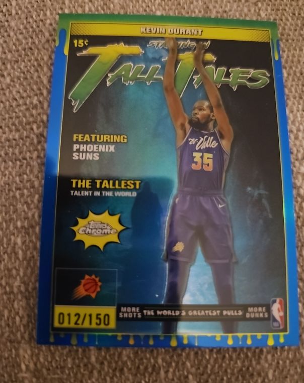2025-26 Topps Chrome #TT-6 Kevin Durant Tall Tales Phoenix Suns — front