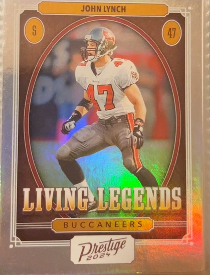 2024 Panini Prestige Living Legends #LL-JLH John Lynch — front