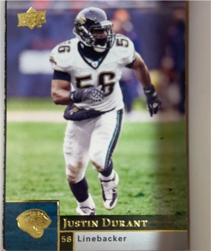 2009 Upper Deck #56 Justin Durant — front
