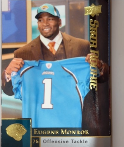 2009 Upper Deck #271 Eugene Monroe Jacksonville Jaguars — front