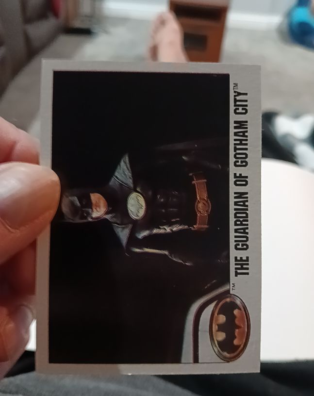 1989 Topps Batman #132 The Guardian of Gotham City — front
