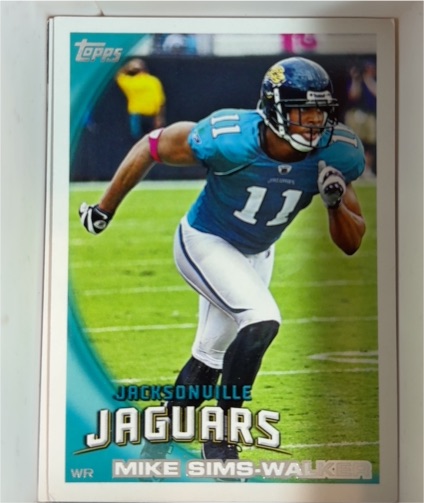 2010 Topps #391 Mike Sims-Walker — front
