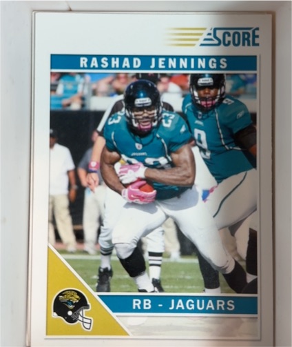 2011 Score #139 Rashad Jennings — front