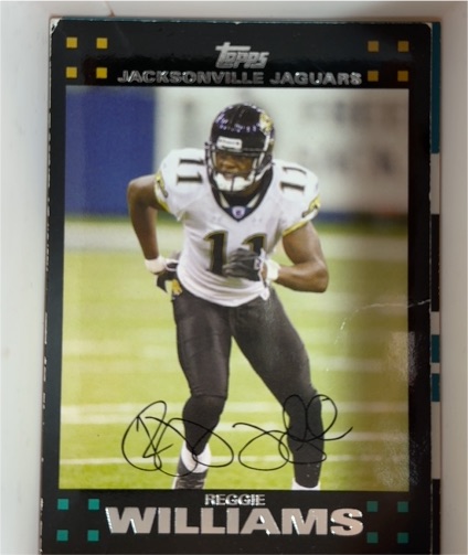2007 Topps #152 Reggie Williams Jacksonville Jaguars — front