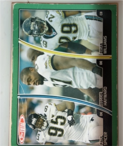 2007 Topps Total #393 Brian Williams / Paul Spicer / Reggie Hayward — front