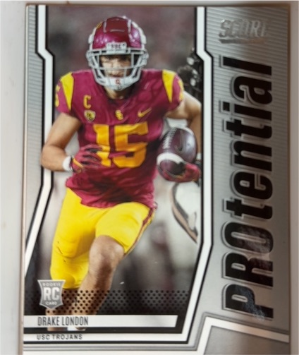 2022 Score #P-DL Drake London PROtential — front