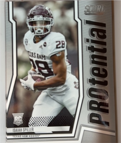 2022 Panini Score PROtential #P-IS Isaiah Spiller — front