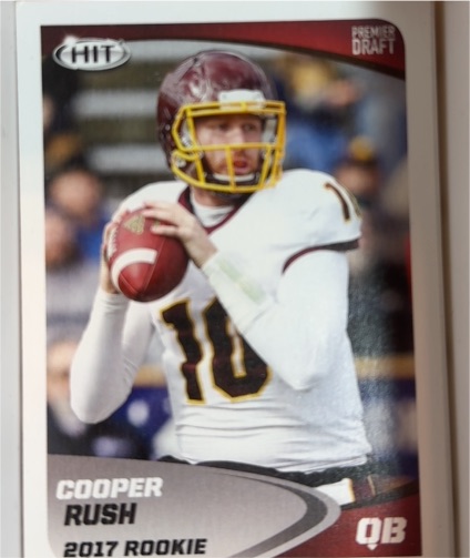 2017 Sage HIT Premier Draft #10 Cooper Rush — front