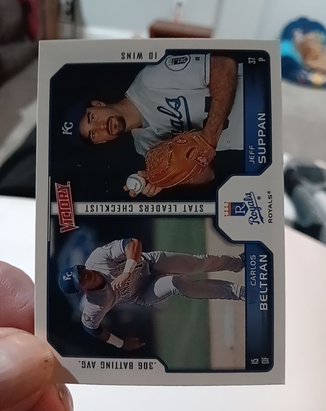 2002 Upper Deck Victory #167 Carlos Beltran / Jeff Suppan — front