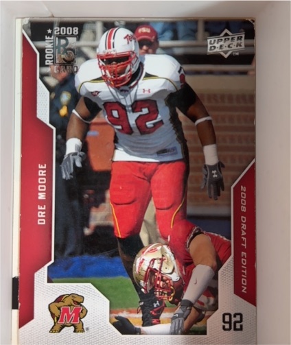 2008 Upper Deck Draft Edition #30 Dre Moore — front