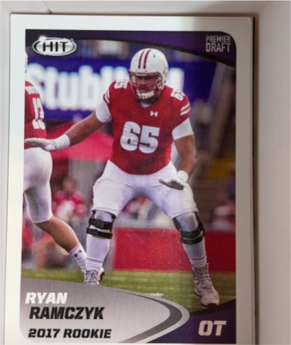 2017 Sage Hit Premier Draft #39 Ryan Ramczyk — front