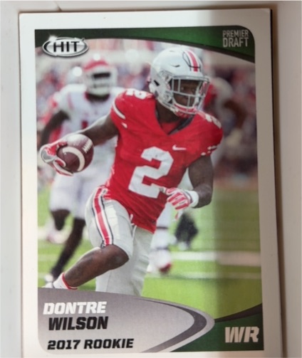 2017 Sage Hit Premier Draft #31 Dontre Wilson — front