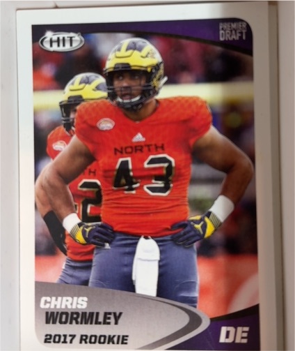 2017 SAGE HIT #27 Chris Wormley — front
