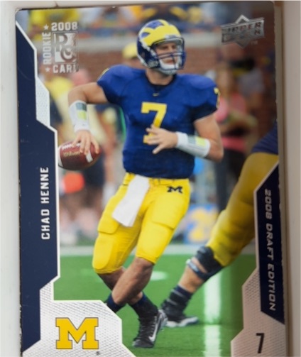 2008 Upper Deck Draft Edition #7 Chad Henne — front
