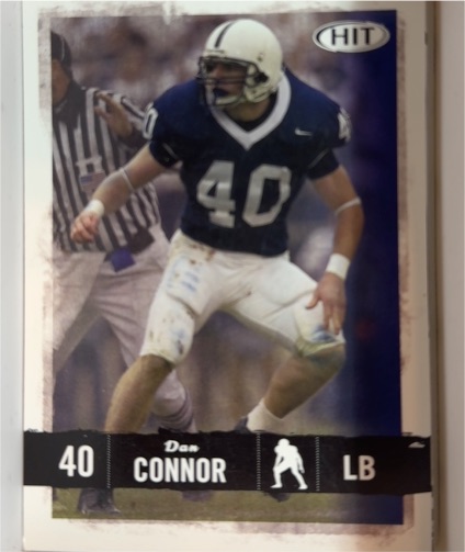 2008 Sage Hit #92 Dan Connor — front