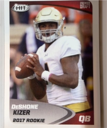 2017 SAGE HIT #14 DeShone Kizer Rookie — front