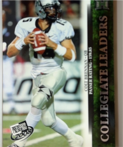 2008 Press Pass Collegiate Leaders #108 Colt Brennan — front