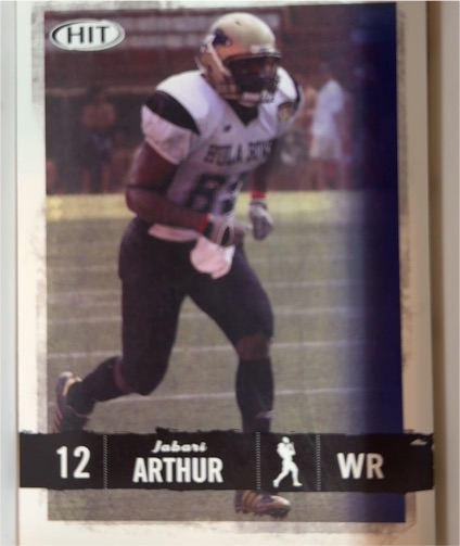 2008 Sage Hit #33 Jabari Arthur — front