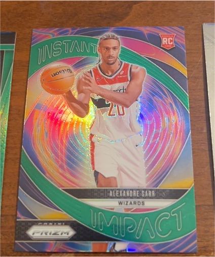 2024-25 Panini Prizm #1 Alexandre Sarr Instant Impact — front