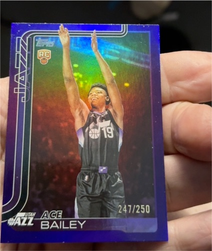 2025-26 Topps #205 Ace Bailey — front