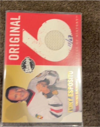 2001 Upper Deck Original Six #O-6 Tony Esposito — front